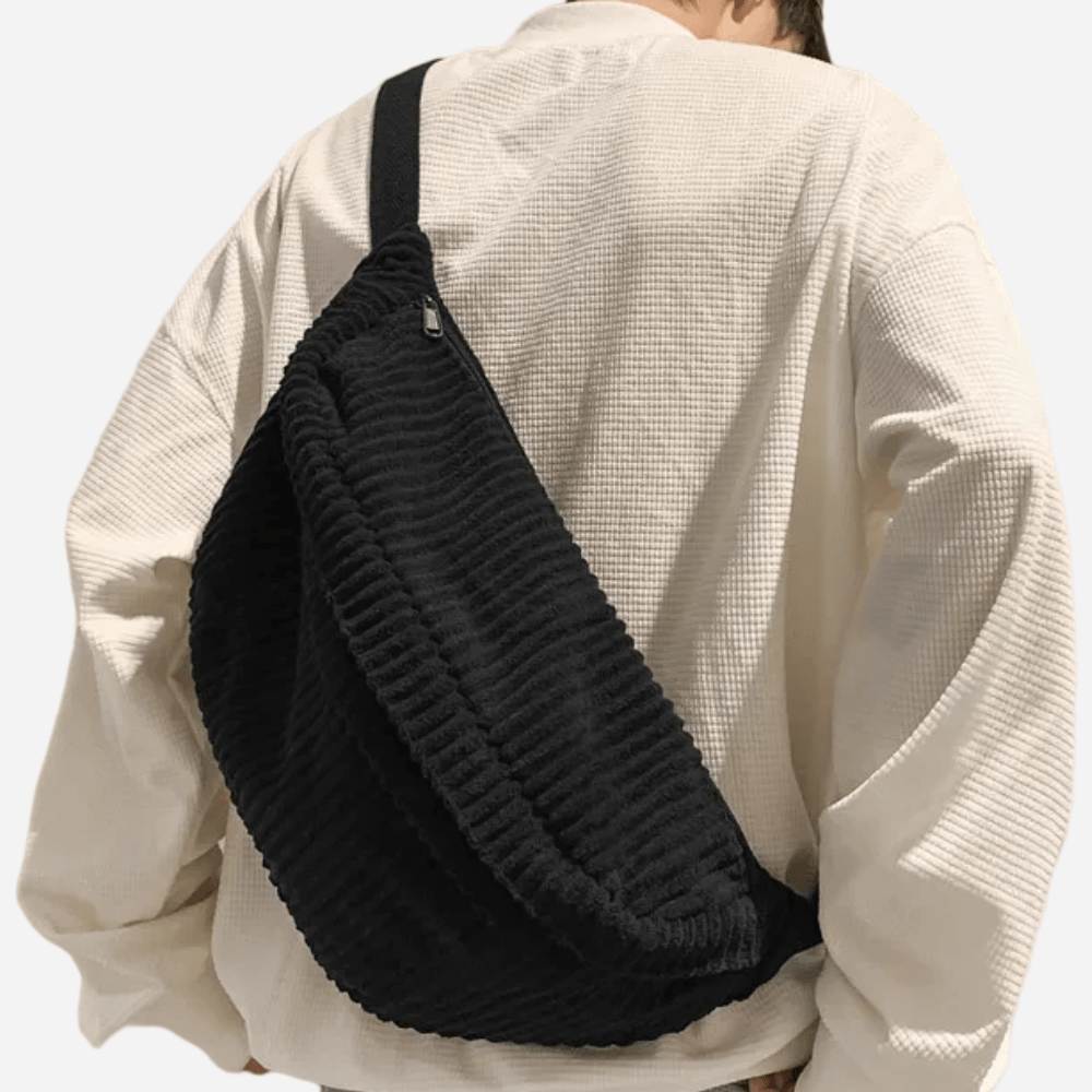 Banane Velours | Sac & Banane  Noir