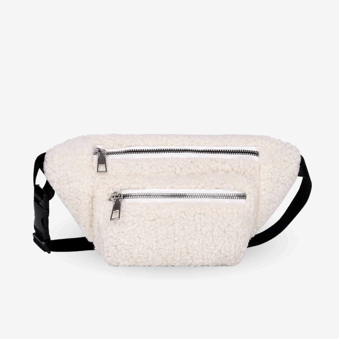 Sac Banane Bouclette | Sac & Banane  Blanc