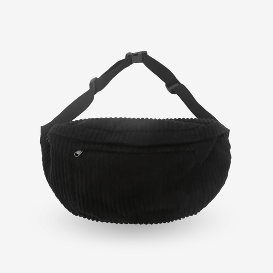 Sac Banane Côtelé | Sac & Banane Noir