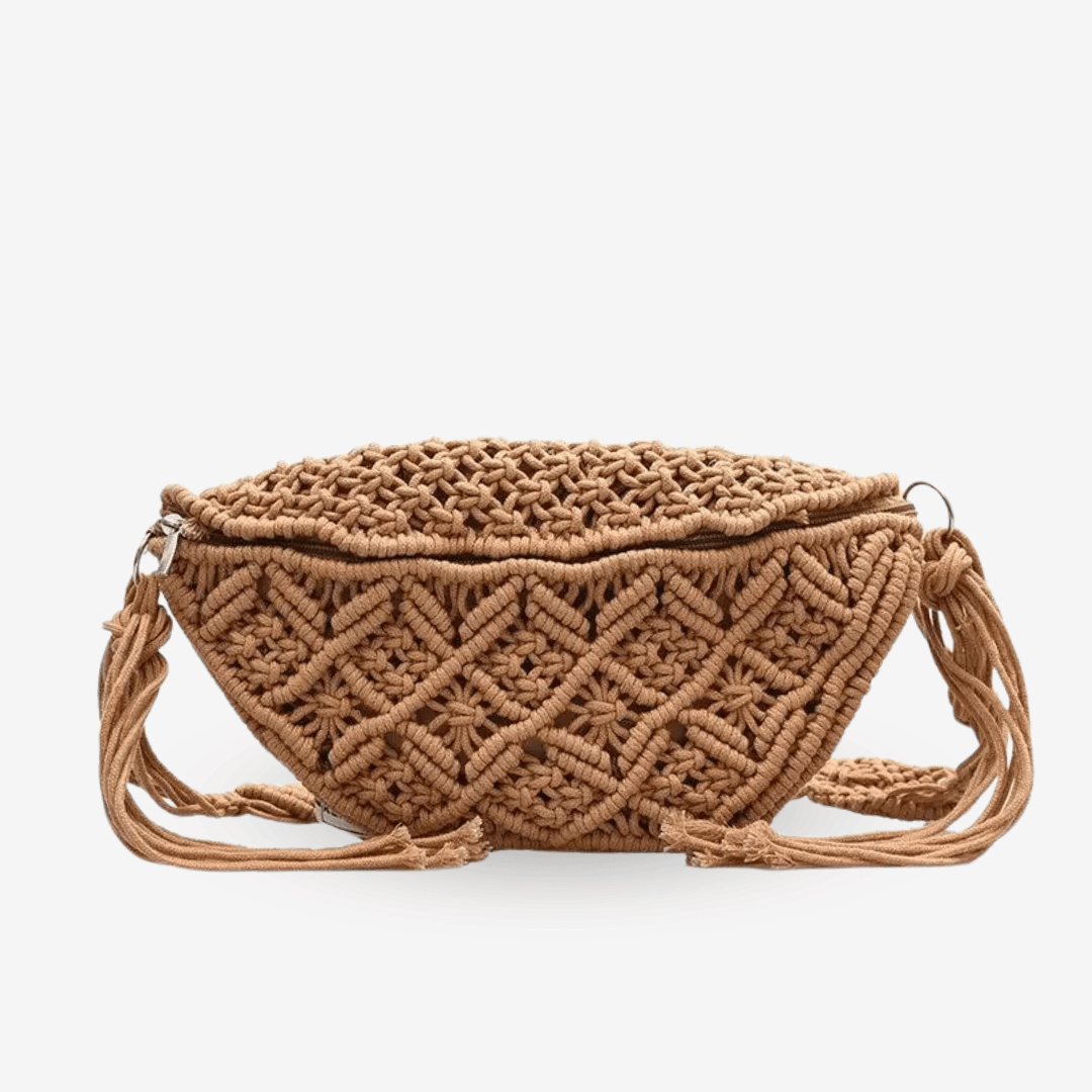 Sac Banane Crochet | Sac & Banane Marron