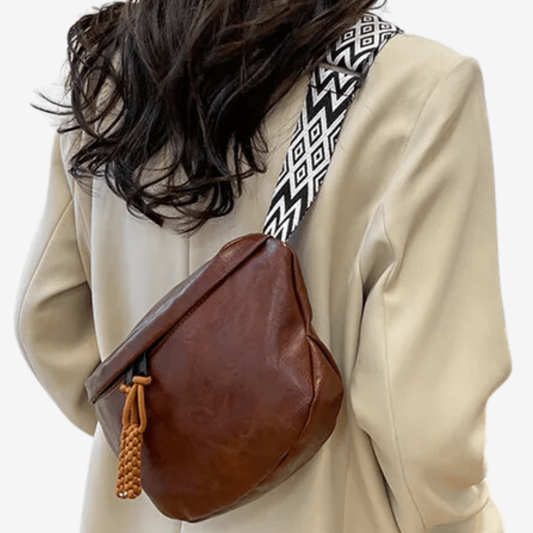 Sac Banane Cuir | Sac & Banane Marron