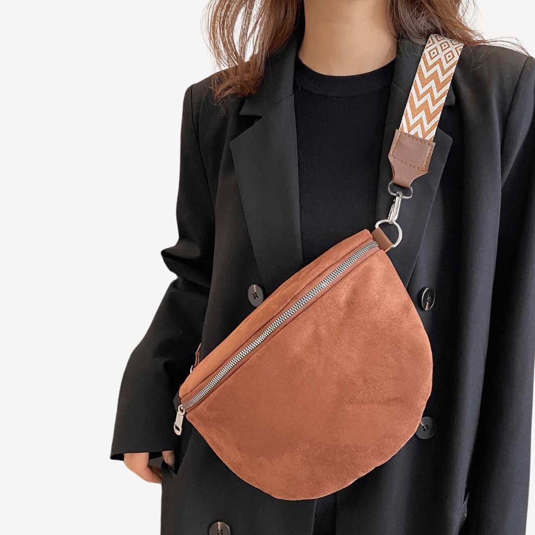 Sac Banane Daim | Sac & Banane Marron