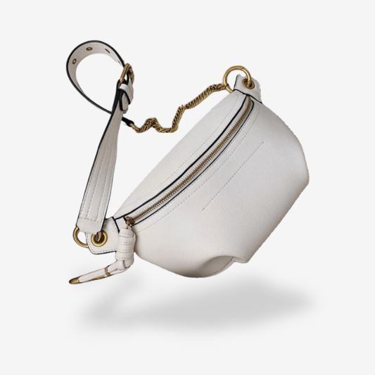 Sac Banane Femme Chic en Cuir | Sac & Banane Blanc