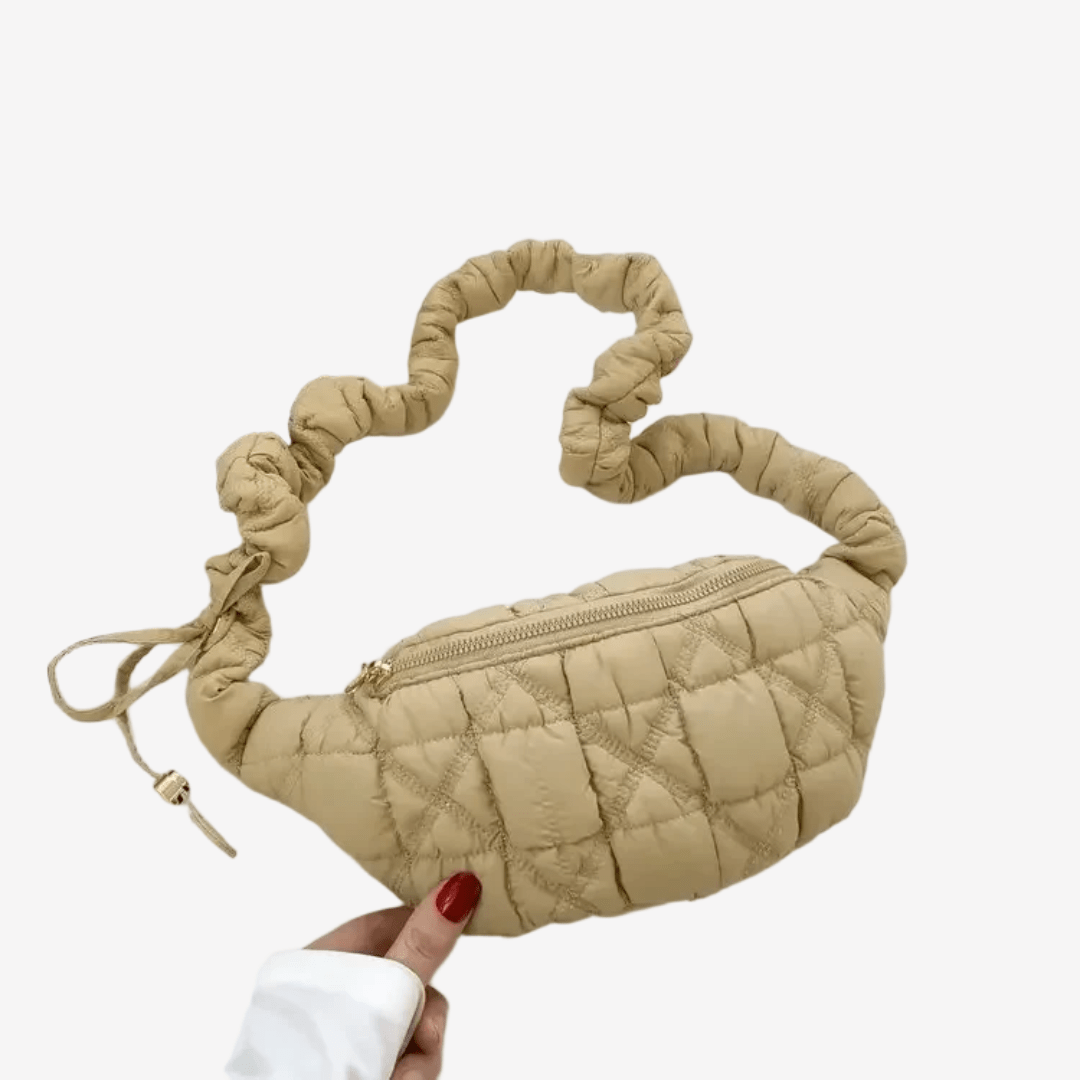 Sac Banane Femme Matelassé | Sac & Banane Beige