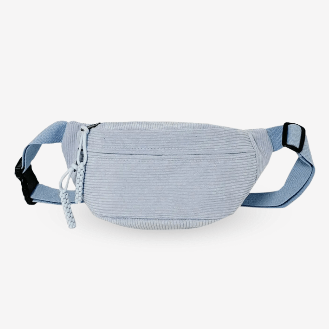 Sac Banane Femme Velours Côtelé | Sac & Banane Bleu