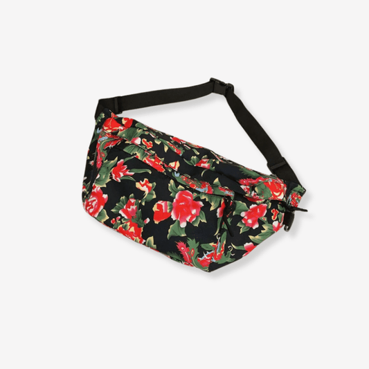 Sac Banane Fleurs | Sac & Banane Noir