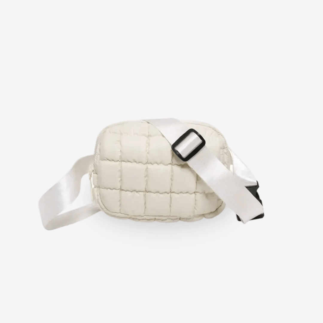 Sac Banane Matelassé | Sac & Banane Blanc