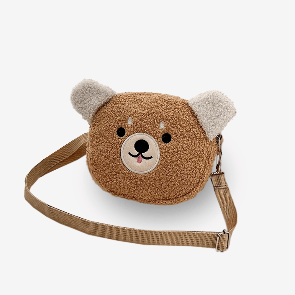 Sac Banane Peluche | Sac & Banane Marron