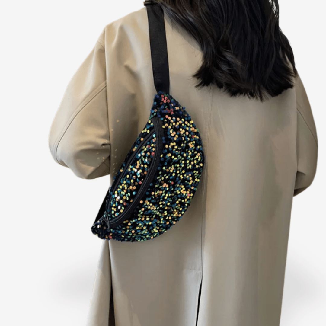 Sac Banane Sequin | Sac & Banane Noir