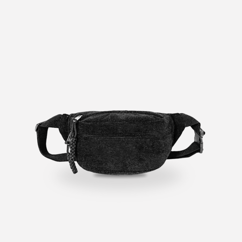 Sac Banane Velours Noir | Sac & Banane Noir