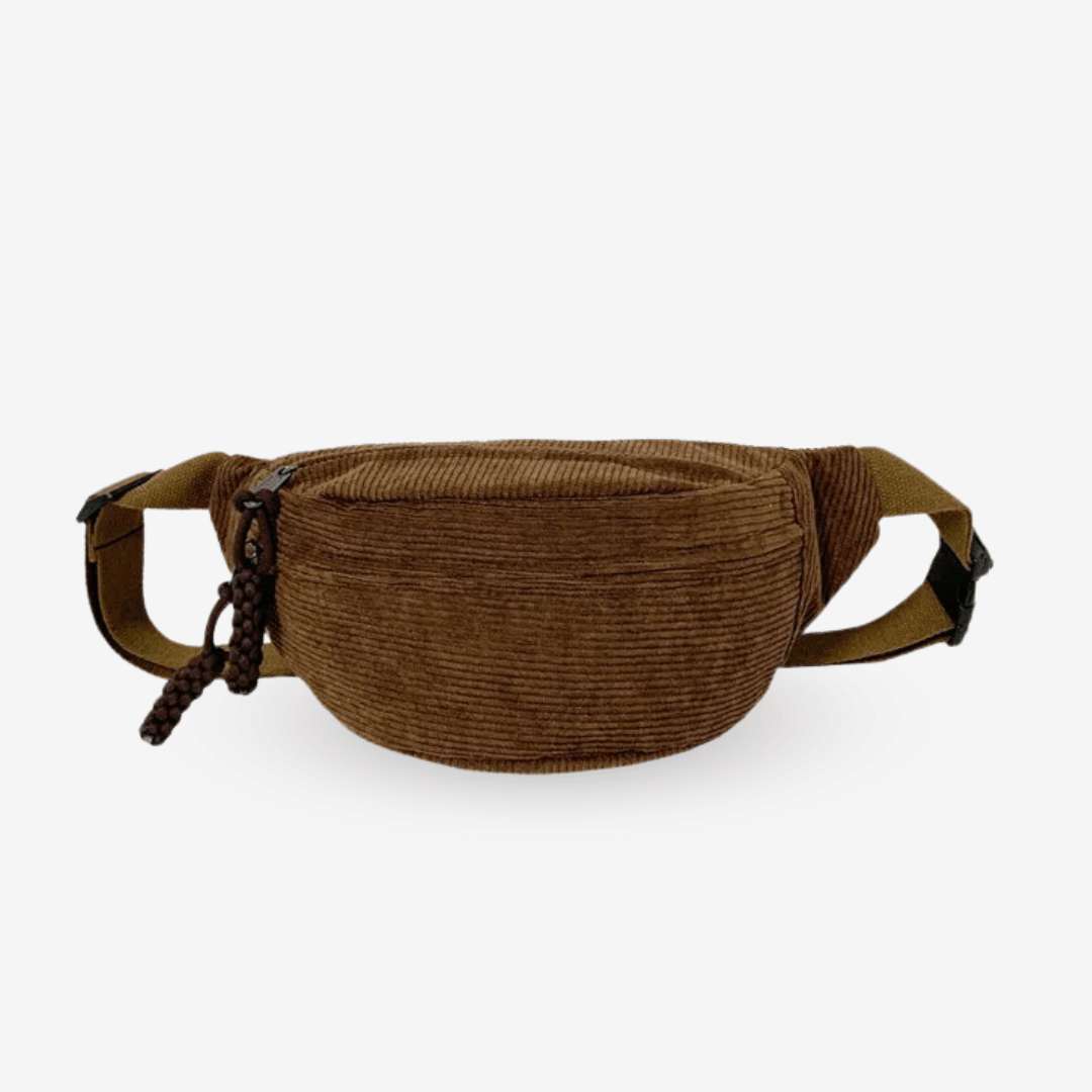 Sac Banane Velours | Sac & Banane Marron