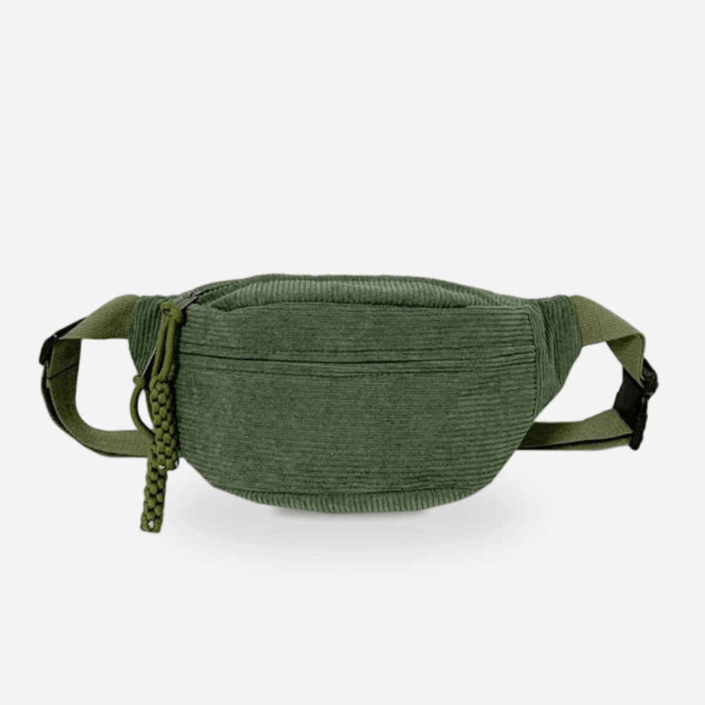 Sac Banane Velours Vert | Sac & Banane Vert