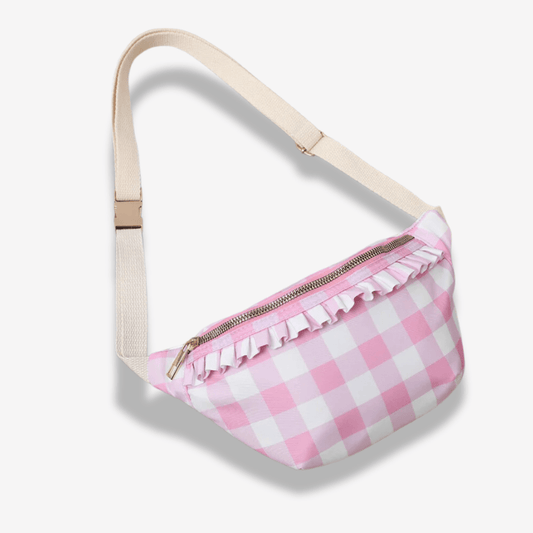 Sac Bandoulière en Tissu Femme | Sac & Banane Rose