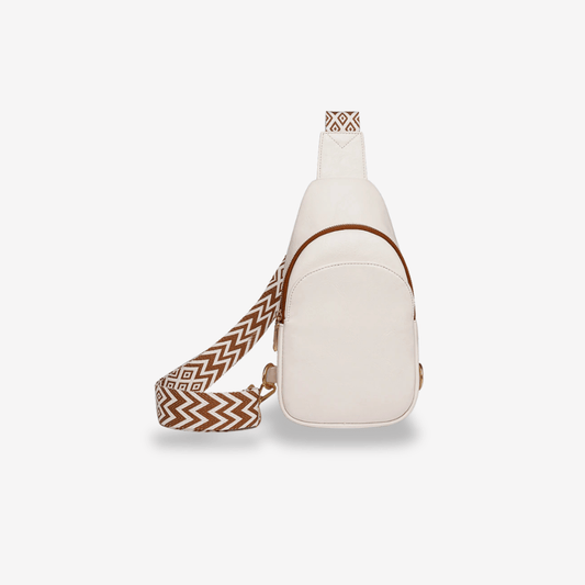 Sac Bandoulière Femme Luxe | Sac & Banane  Blanc